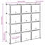 24 Pair Stackable Overdoor Shoe Organiser