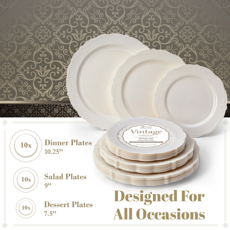 Party Supplies Kit, Cream