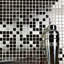 Carreau de mosaïque en métal Enchanted 1 po x 1 po