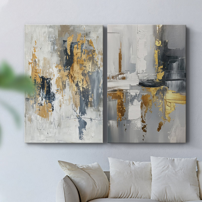 ABSTRACT Series CDLXXXIX-Premium Gallery Wrapped Canvas -Ready to Hang, 18" H x 24" W