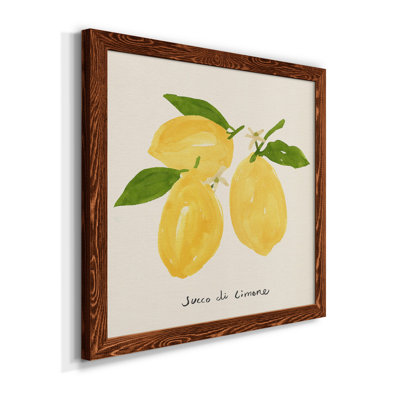 Toile encadrée Citrus Trattare I-Premium - prête à être accrochée