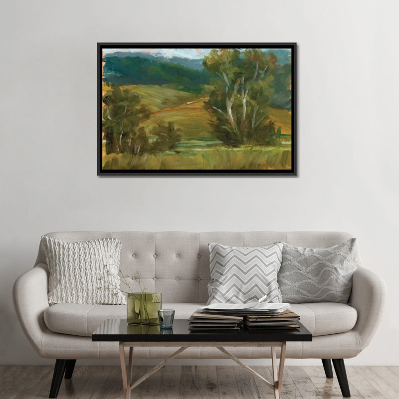 «Changer le soleil IV», reproduction d'art sur toile, H 40 po x l 60 po x P 1,5 po, Toile avec cadre noir, Pas de tapis