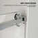 Opal Mirage MCOCOD 61-67" W x 76" H Double Sliding Frameless Smooth Sliding Shower Door with 3/8" (10mm)Clear Glass