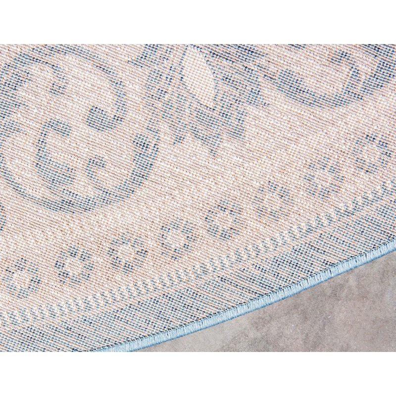 Linz Oriental Indoor Rug, Round 7'3"