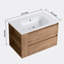 Meuble-lavabo mural avec lavabo en gel-1146899906