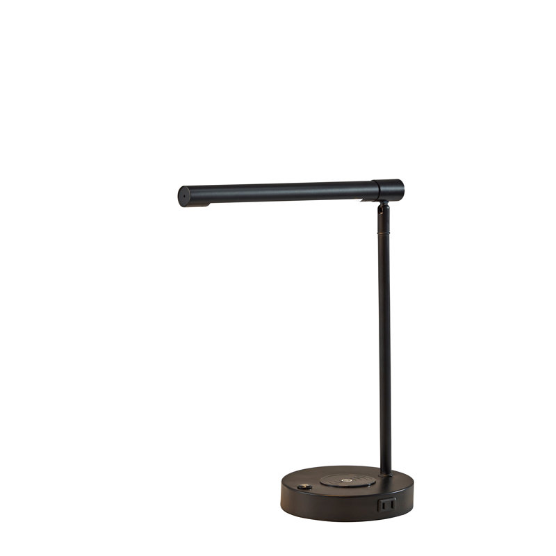 Lampe de bureau à DEL sans fil Dax, Noir, noir, noir, noir, Noir, Noir, noir, noir, noir