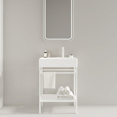 Meuble-lavabo 24 po avec lavabo en céramique