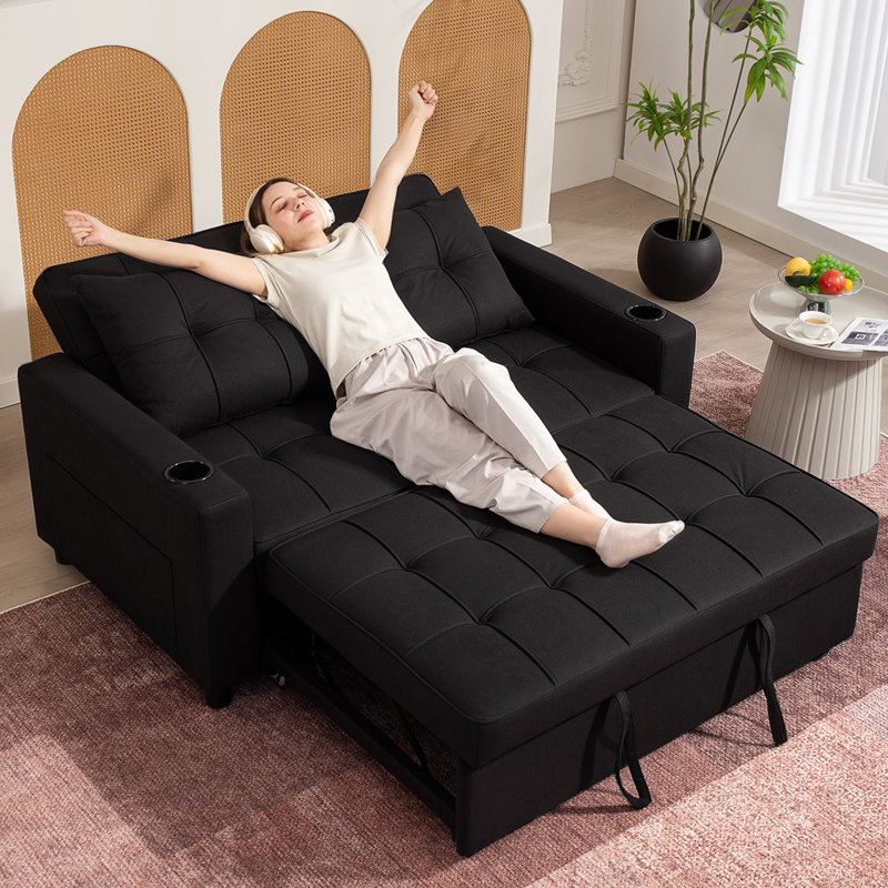 2 Seater Sofa, Black