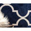 Tapis bleu Cohleen-40285592