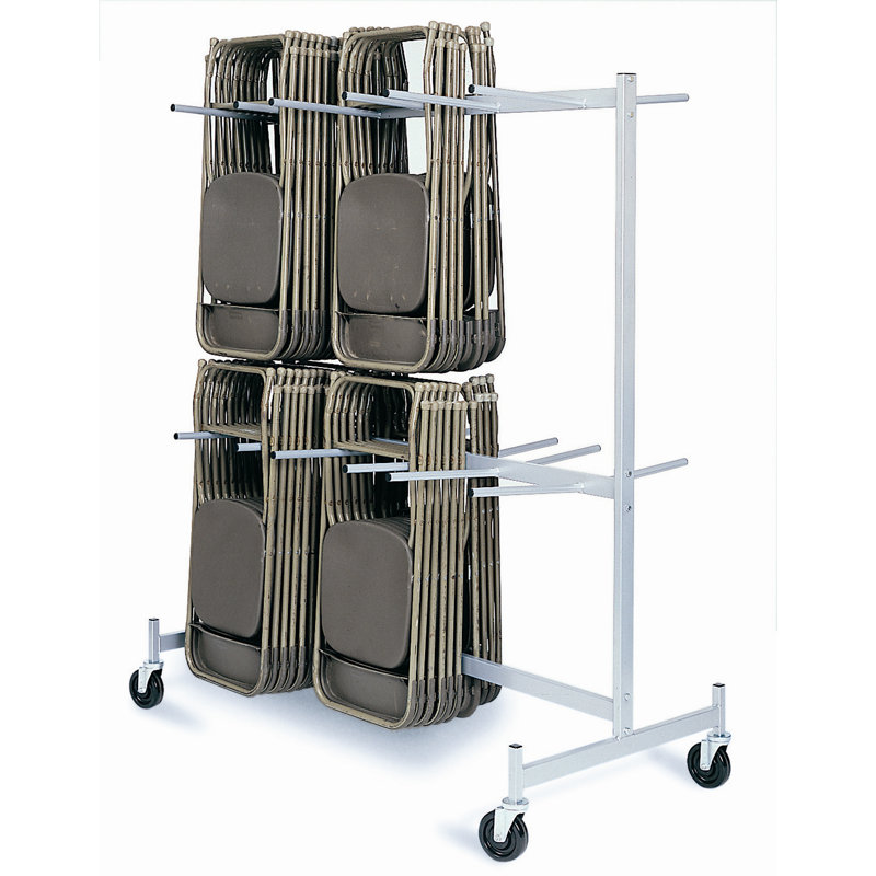 Chariot de chaise pliable suspendu capacité 1000 lb.