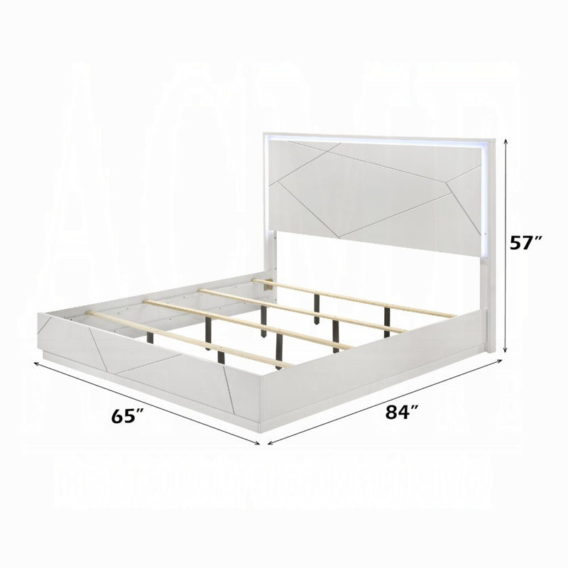 Plotkin Bed W/led, Queen