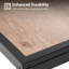 Table basse de patio rectangulaire, ensembles de conversation toutes saisons pour chambre, chevet, porche-382975841-382975844