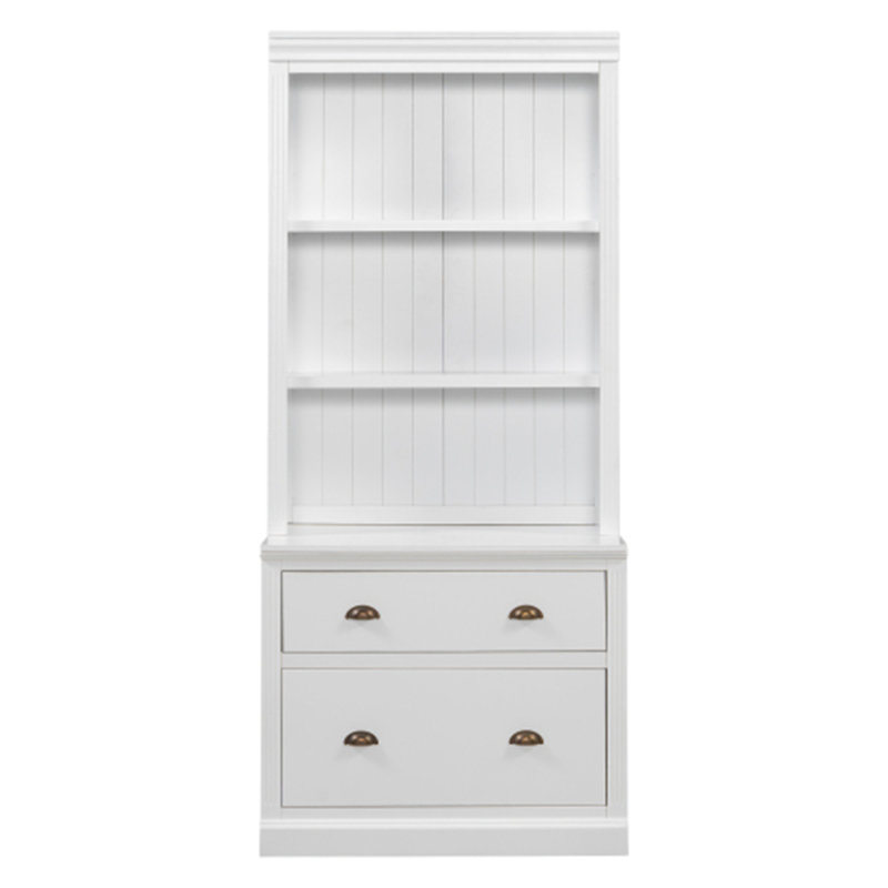 83.4"Tall Bookshelf with LED Lighting