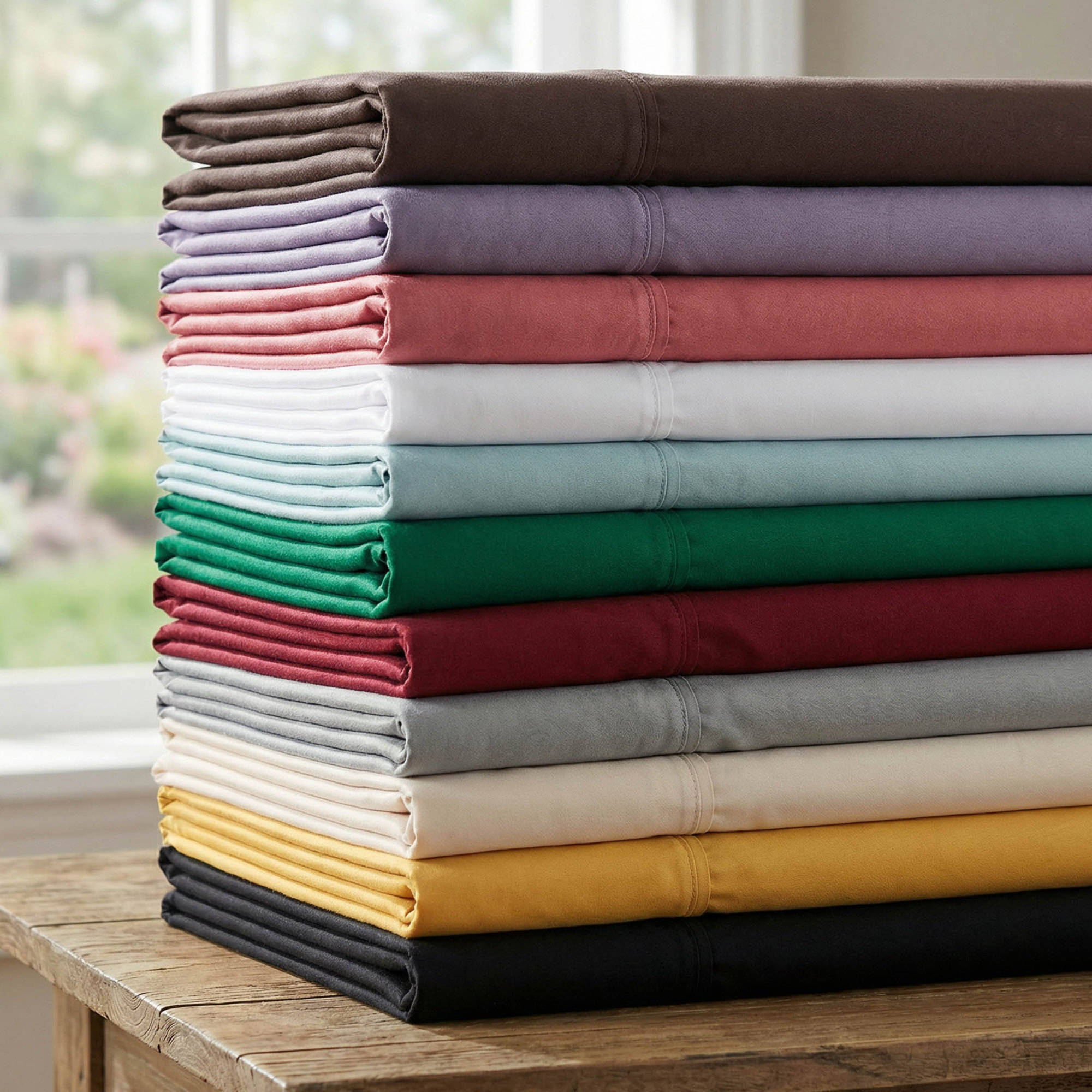 Edmont 530 Thread Count Egyptian-Quality Cotton Sateen Sheet Set, Taupe, Full