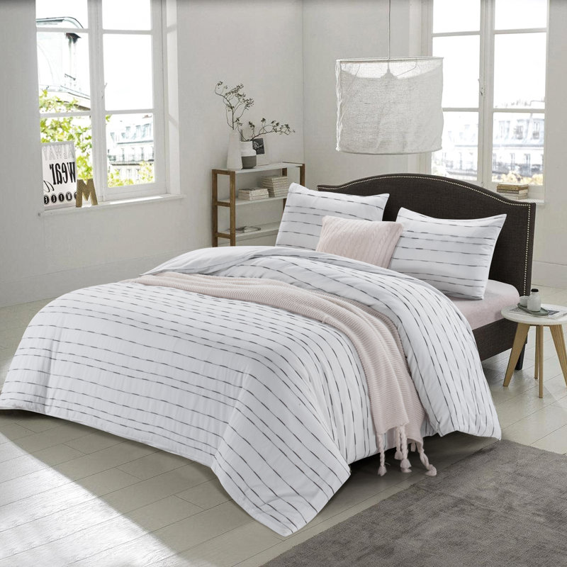 Ensemble de housse de couette standard en coton Zari, null, null