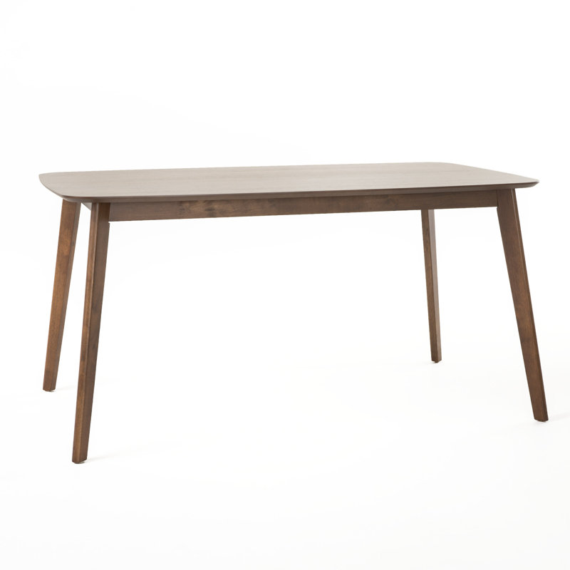 Rectangular Dining Table With Sturdy Sled Legs