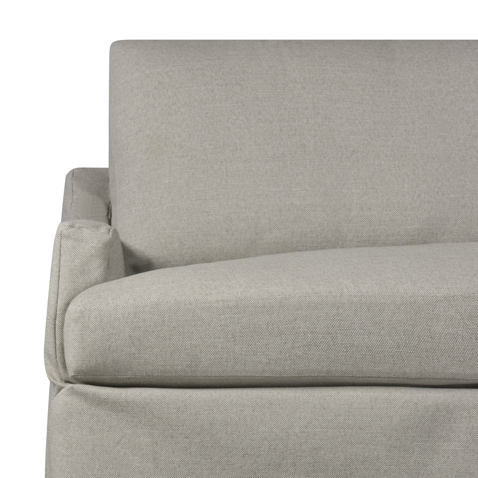 Wrenley 6-Piece Modular Sectional, Macarena Light Gray Canvas, Right Hand Facing