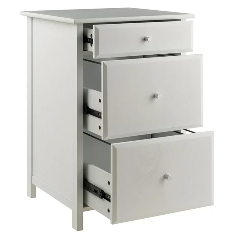 Cailen 20.87'' Wide 3 -Drawer File Cabinet, White