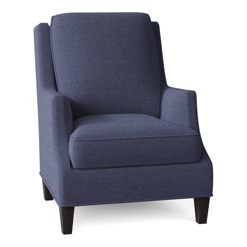 Fauteuil l 31,5 po Savannah, Gris anthracite, 8789 100% polyester indigo