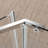 36'' W x 36'' D x 72'' H Pivot Semi-Frameless Neo-Angle Reversible Shower Enclosure-90674239