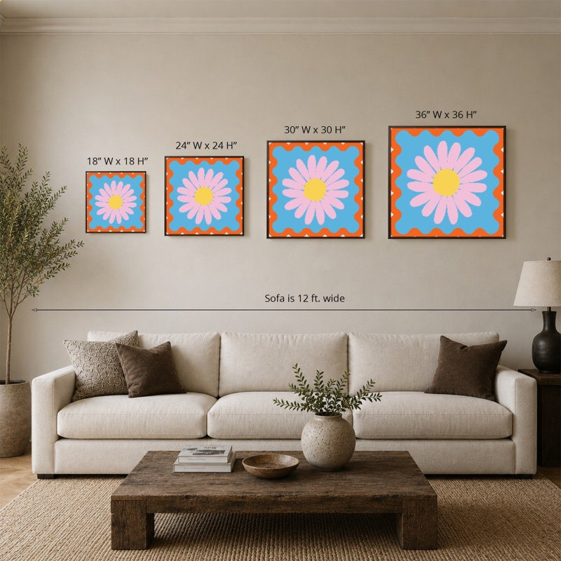 «Happy Flower» par Emily Navas - Impression sur toile