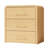 Lydd Curved 3-Drawer Nightstand, Organic Modern Bedside Table with Waterfall Design-1455446932-1446762936