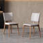 French modern simple rectangular dining table set