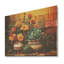 Boho mexicain poterie en fleurs - poterie bohème sur bois-2000036248