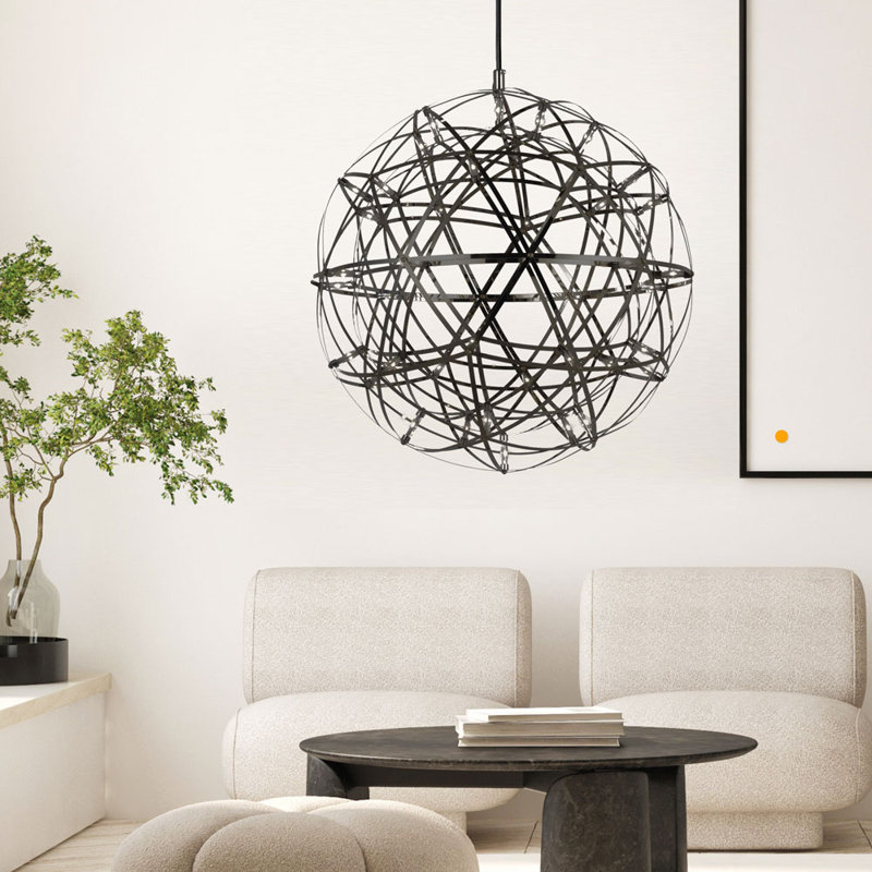Atom 50 LED hanging lamp Dimmable, Gold Colours