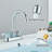 2-handle Bathroom Faucet with Drain Assembly