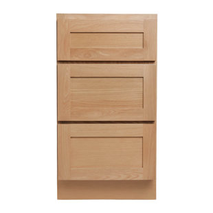 Base de meuble-lavabo 3 tiroirs Sunset Beech
