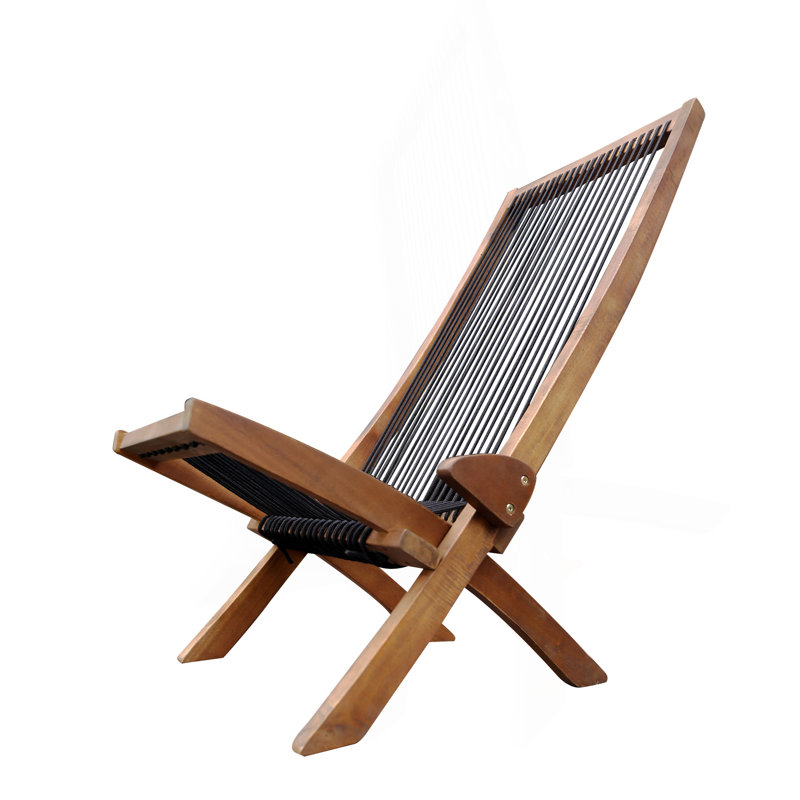 Chaise pliante en bois