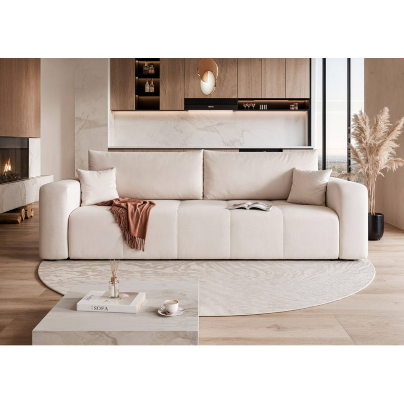 3 Seater Sofa, Cream