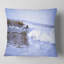 Coussin Crisp Blue Waves Splashing Beach - Sea & Shore-29341867-29341871