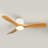 Karlena 48'' 3 - Blade Flush Mount Dimmable Ceiling Fan With Led Lights And Remote Control (Set of 2)