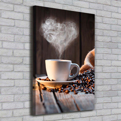Cup Of Coffee - Wrapped Canvas Print