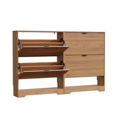 16 - Pair Shoe Storage Cabinet