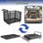 Platform Truck Cart With Cage, 5 In 1 Heavy Duty Platform Cart With Cage 2200 Lbs Capacity Foldable Push Cart.-255142464
