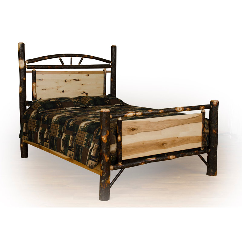 Amaretto Solid Wood Platform Bed, Queen