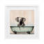 «Baby Elephant Bathtime», reproduction encadrée sous verre, conception de Sasha-1209297899-1209297896