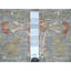 Tapis de couloir oriental XL 2 pi 8 po x 15 pi 6 po, collection Aryana, design Karajeh, tissé dense, noué à la main, 100% laine