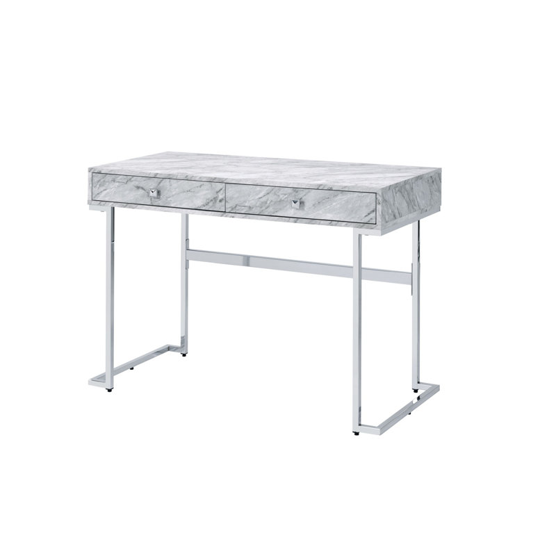 Cay Metal Base Writing Desk