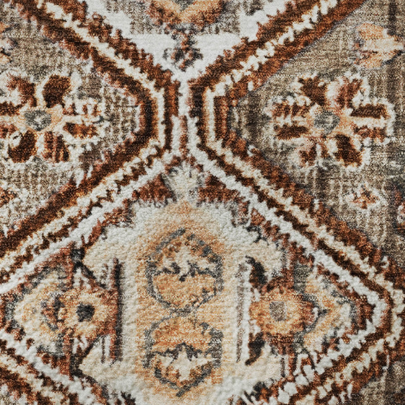 Premium Machine Washable Ashington AMF1834 Aztec Rug, Rectangle 10' x 14'