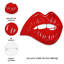 Décoration murale moderne «Biting Lips»-1092048610-1092048608