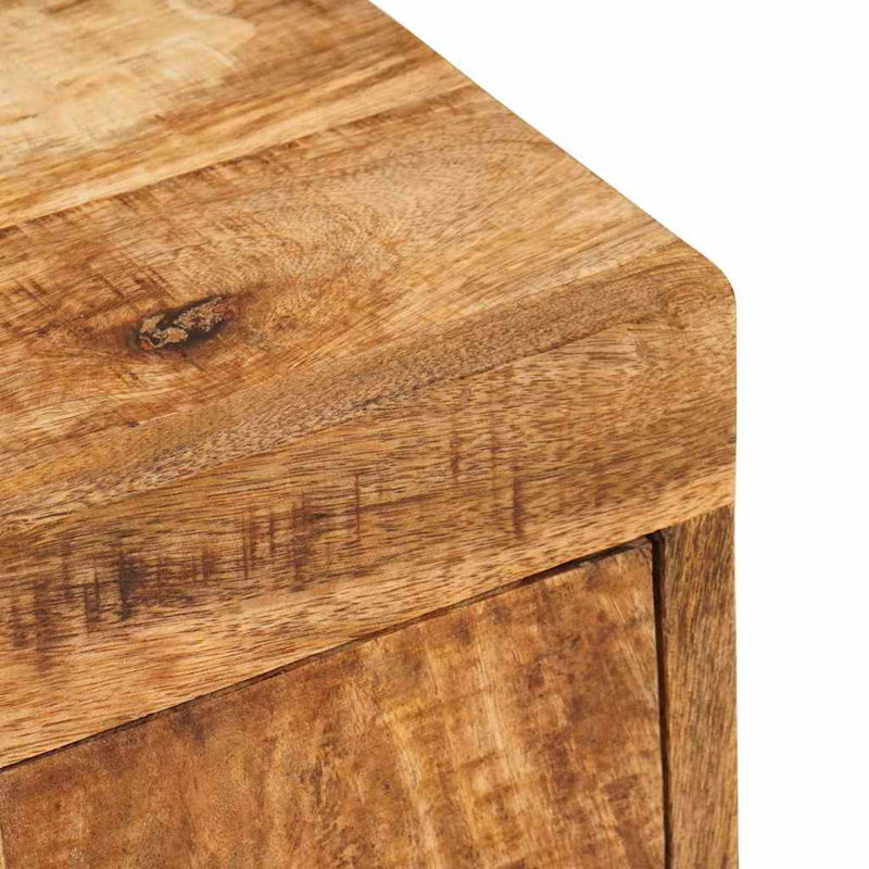35cm W Solid Wood Bedside Table