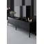 Ensemble de mobilier de salon moderne noir (3 pièces) | Meuble télé: 70,9 x 18,5 x 11,8 pouces, console: 59,1 x 31,5 x 11,8 pouces, table basse: 35,4 x 15,7 x 23,6 pouces | 100% panneau de particules enduit de mélamine, pieds en métal, design élégant et durable-24312173-24312163