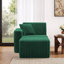 Chaise longue en flanelle de fourrure de lapin rembourrée 2 pièces 2 pièces sans assemblage requis-131645553-131645557