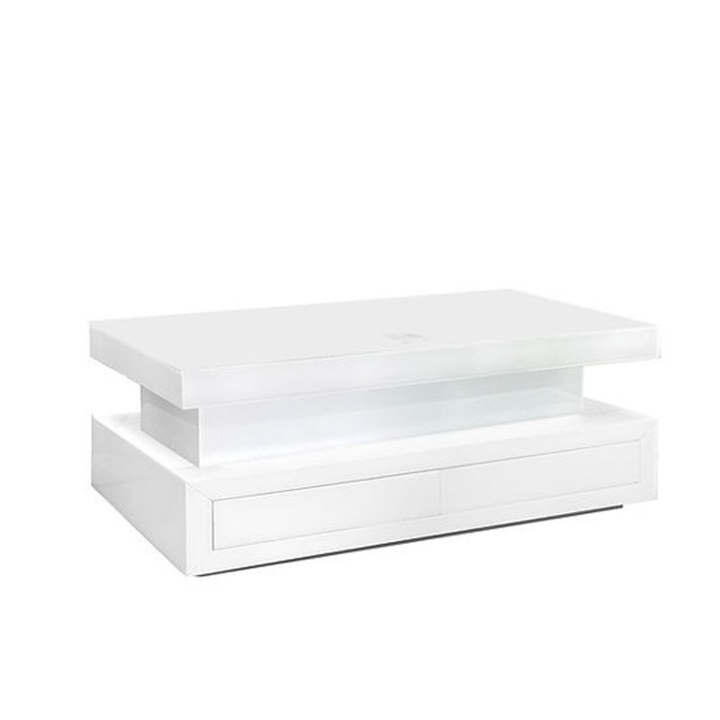 Table basse blanche A-CT03 ALMA, Blanc