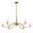 Uttermost Barcelona 6 Light Brass Chandelier
