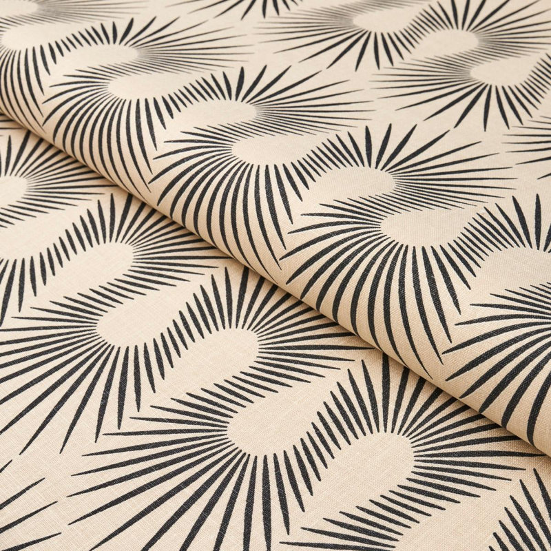 Tissu Schumacher x Neisha Crosland, Mastic noir